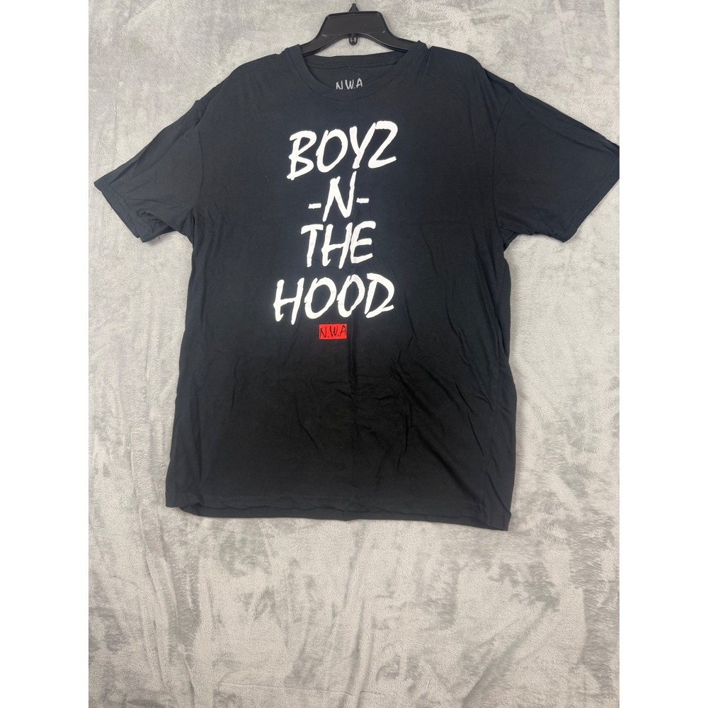 NWA Boyz N The Hood Shirt Mens XL Black Short Sleeve Graphic Tee Hip Hop